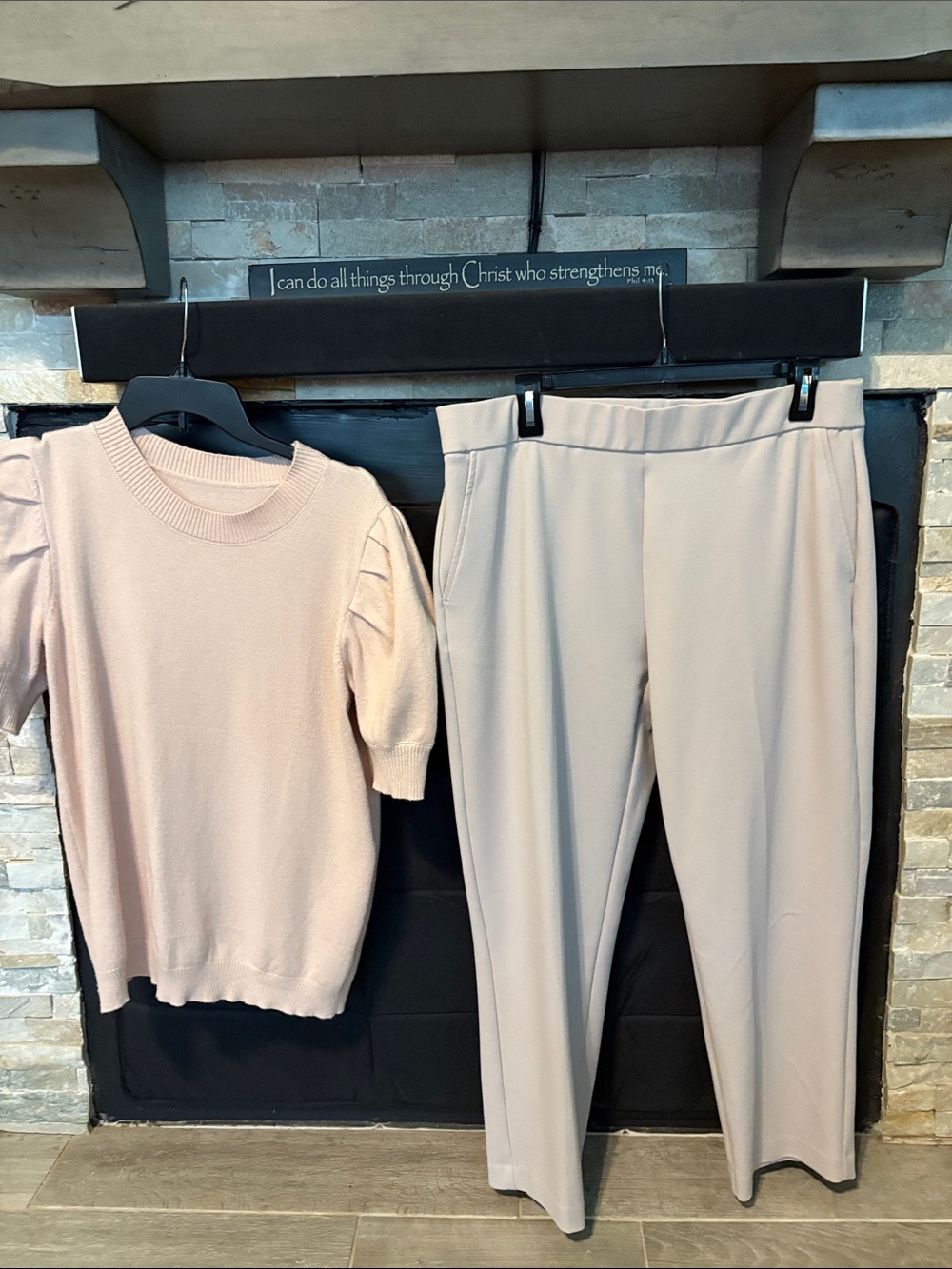 Women's Blush Wide-Leg Ponte Pants